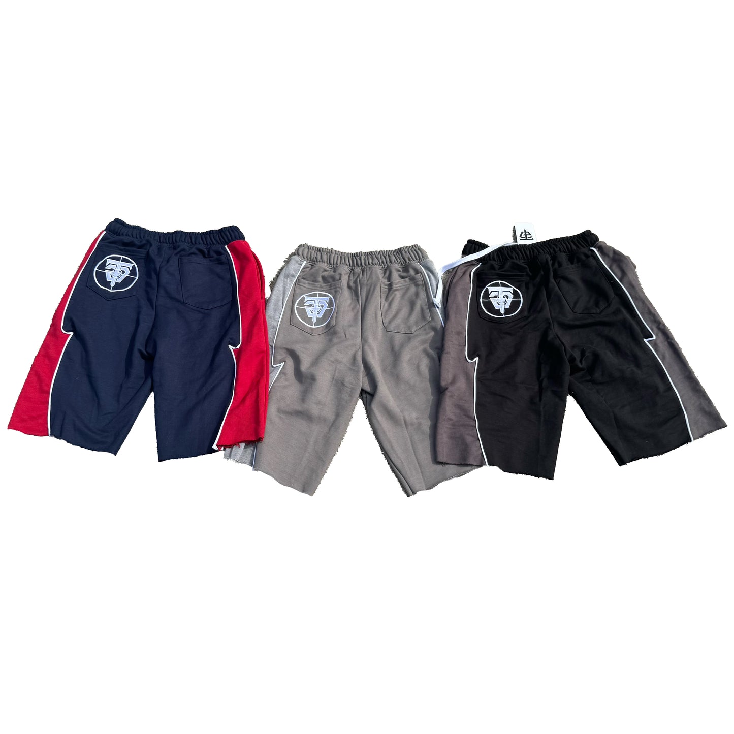 TrulyGrateful Essential Shorts (Red/Blue)