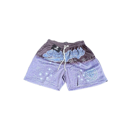 Black Grateful Mesh Shorts