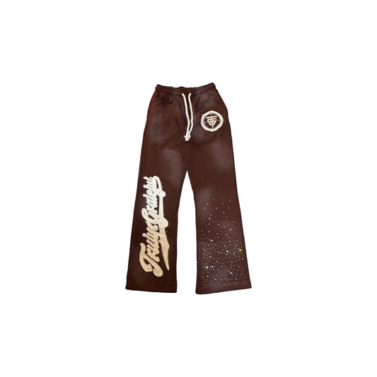 Truly Grateful "Mocha" Flare Pants