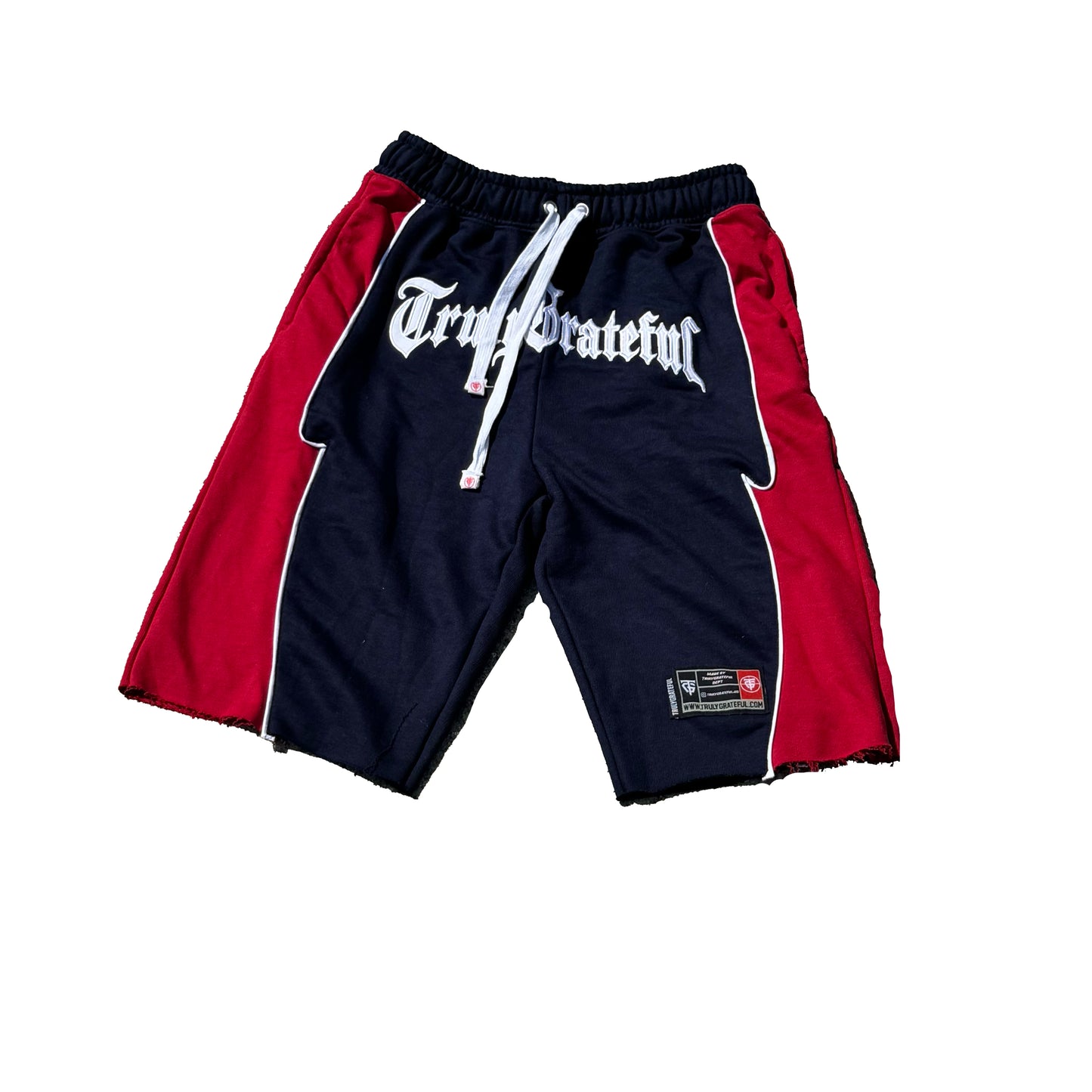 TrulyGrateful Essential Shorts (Red/Blue)